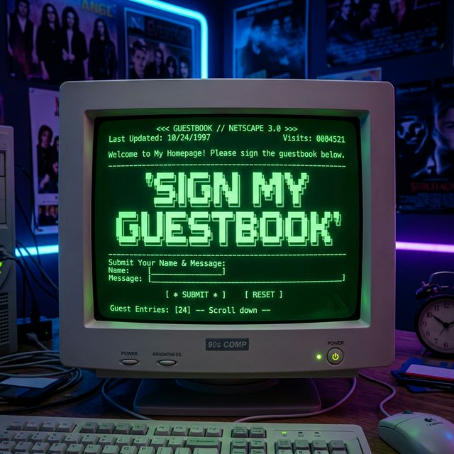 Terminal Guestbook