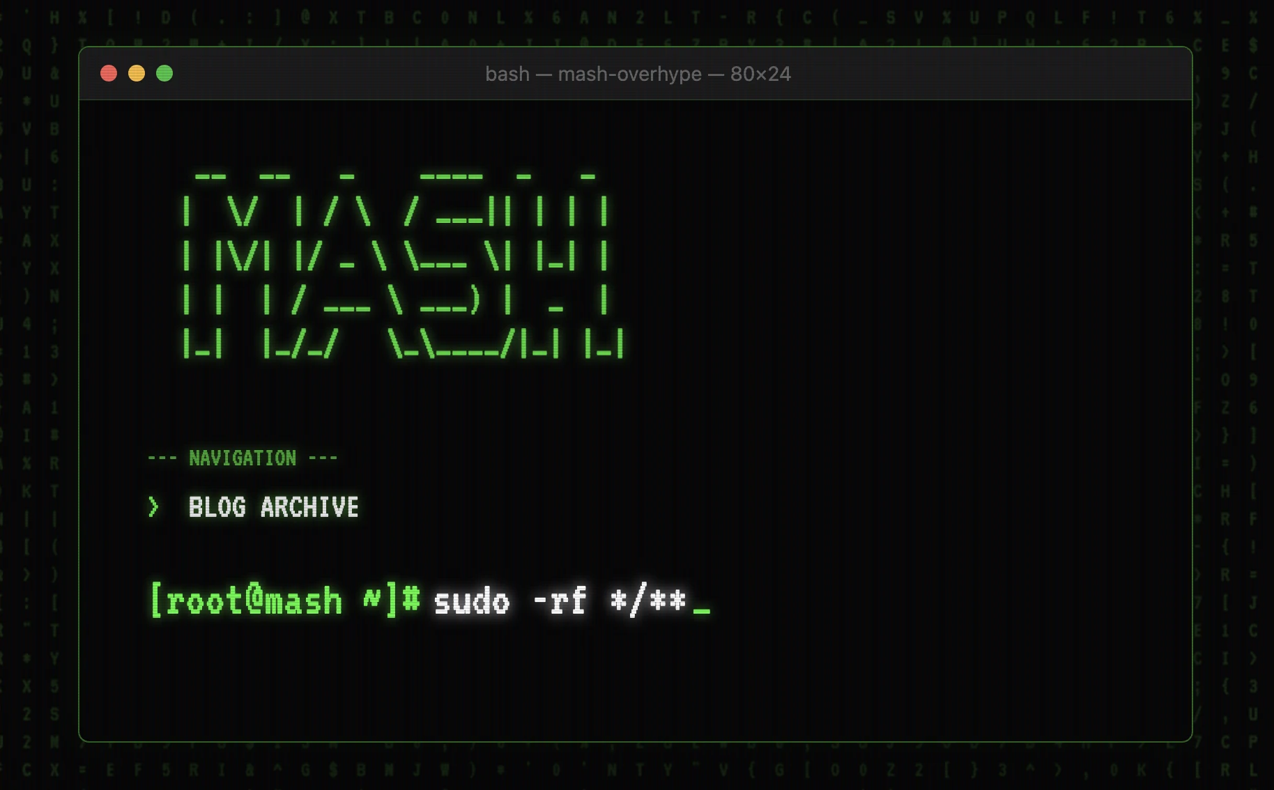 fist version of mash.ovh
